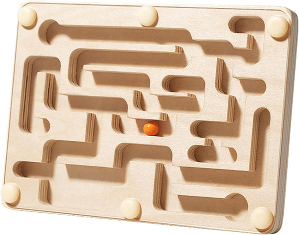 Holz-Labyrinthspiel für Kinder